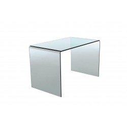 INVICTA biurko szklane FANTOME  transparentne - szkło 20 mm.