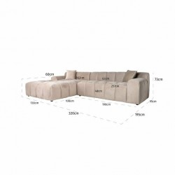 RICHMOND sofa CUBE L