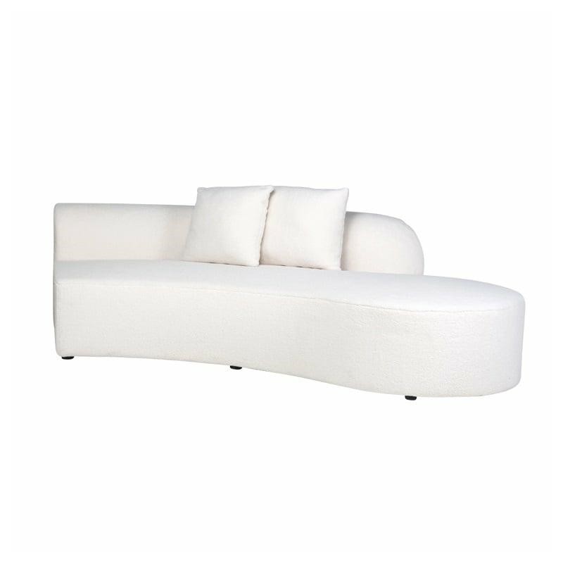 RICHMOND sofa GRAYSON R biała - długa wersja