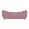 RICHMOND sofa COSETTE PINK - welur, podstawa złota