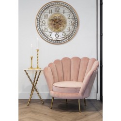 RICHMOND fotel PERLA PINK VELVET