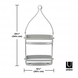 UMBRA organizer łazienkowy FLEX szary