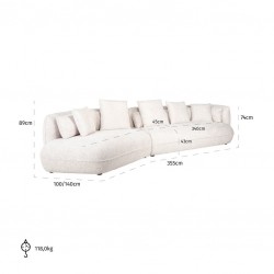 RICHMOND sofa RODINA beżowa