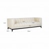 RICHMOND sofa BEAUDY biała - trudnopalna