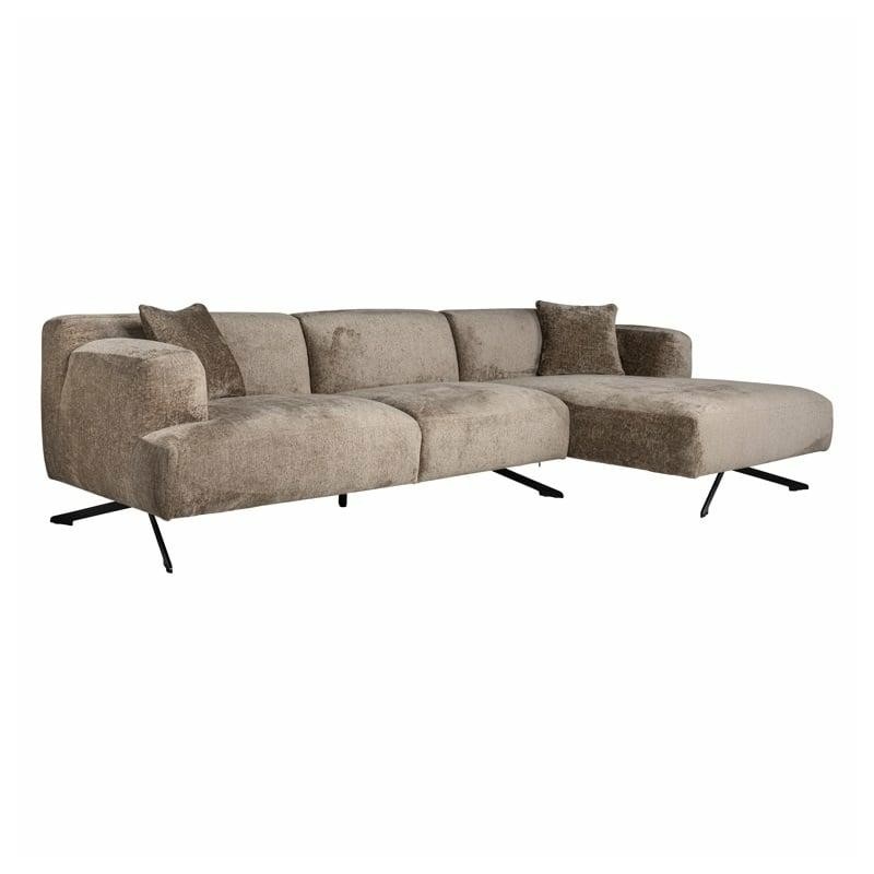 RICHMOND sofa narożna DONOVAN R brązowa