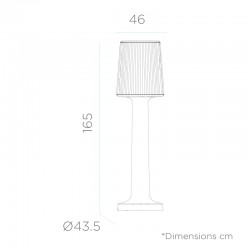 NEW GARDEN lampa ogrodowa CARMEN 165 BATTERY biała