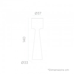 NEW GARDEN lampa ogrodowa GRACE 140  BATTERY biała