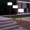 NEW GARDEN lampa podłogowa CHLOE PLANT SOLAR SMARTTECH WOOD