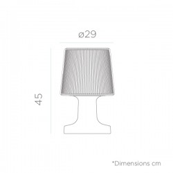 NEW GARDEN lampa stołowa CARMEN 45 IN&OUT BATTERY