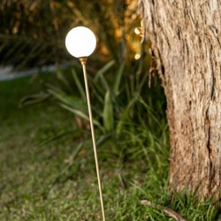 NEW GARDEN lampa ogrodowa BRUNA 80  SOLAR & BATTERY miedziana