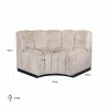 RICHMOND sofa narożna HILLPARK 1 beżowa