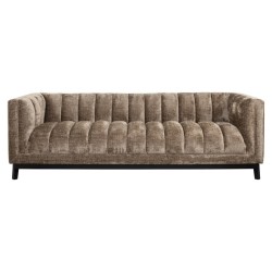 RICHMOND sofa BEAUDY brązowa -            trudnopalna