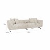 RICHMOND sofa HOXTON jasny beż