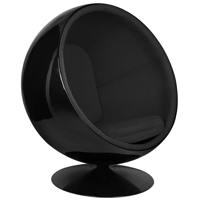 Fotel BALL BLACK czarny