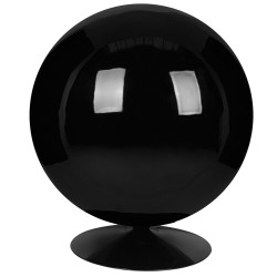 Fotel BALL BLACK czerwony