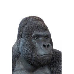 KARE dekoracja stojąca GORILLA XL 76cm czarna