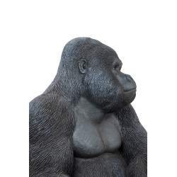 KARE dekoracja stojąca GORILLA XL 76cm czarna