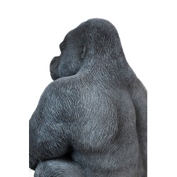 KARE dekoracja stojąca GORILLA XL 76cm czarna