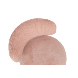 Fotel LOW TEDDY PINK różowy