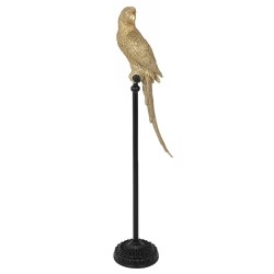 KARE dekoracja stojąca PARROT 116 cm złota