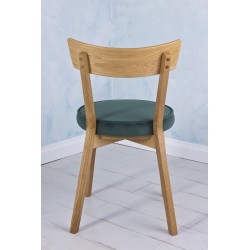 Krzesło Oliwer bukowe - okrągłe siedzisko